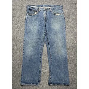 Gap 1969 Easy Fit Jeans 38x30 Mens Denim Blue Straight Leg